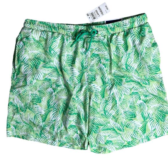 Club Room Other - Club Room Mens Tropical Palms Quick-Dry 7" Swim Trunks Pale Green - Large $45
